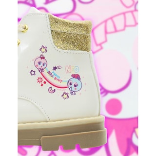 Foto 7 | Foto 7 | Botas Botines Distroller Niña Invierno Charol Hueso 15-17 Beige
