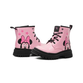 Foto 2 | Foto 2 | Bota Para Niña Minnie Mouse Charol Rosa Suela Chunky Rosa
