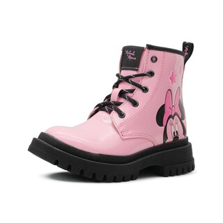 Foto 3 | Foto 3 | Bota Para Niña Minnie Mouse Charol Rosa Suela Chunky Rosa