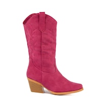 Botas Vaqueras Moda Casual Para Niña Creek-15k Fucsia