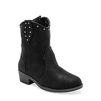Niñas Fashion Bota Para Niña Negro