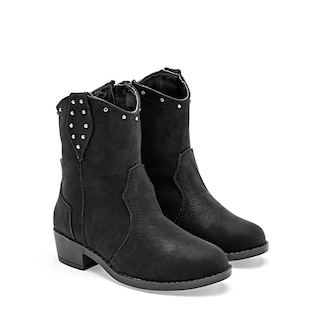 Foto 2 | Foto 2 | Niñas Fashion Bota Para Niña Negro