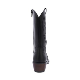 Foto 4 | Foto 4 | Botas Coqueta Para Niña De Piel Color Negro Mirta Con Diseño Western Y Bordado Tono A Tono