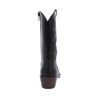 Foto 4 | Foto 4 | Botas Coqueta Para Niña De Piel Color Negro Mirta Con Diseño Western Y Bordado Tono A Tono