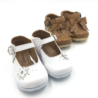 Foto 3 | Foto 3 | Dúo Zapatos Tobogán 1 Par Camel y 1 Par Blanco para Niña