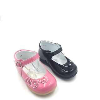 Foto 1 | Foto 1 | Zapato Niña Charol Balerina Duo-tobogan Negro-rosa 13