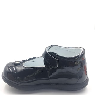 Foto 6 | Foto 6 | Zapato Niña Charol Balerina Duo-tobogan Negro-rosa 16