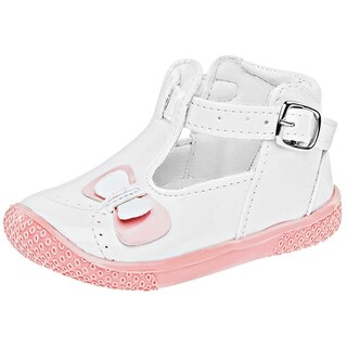 Foto 1 | Foto 1 | Chaparrin Zapatitos Para Bebé Niña Blanco Rosa, Código 62176-1