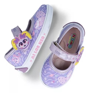 Foto 4 | Foto 4 | Flats Distroller 50405-2-a Púrpuras Sintéticos para Niñas