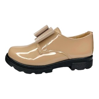 Foto 3 | Foto 3 | Zapato Para Niña Ajuste Con Resorte Con Flores Piel Beige Las Cuatas