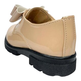 Foto 5 | Foto 5 | Zapato Para Niña Ajuste Con Resorte Con Flores Piel Beige Las Cuatas