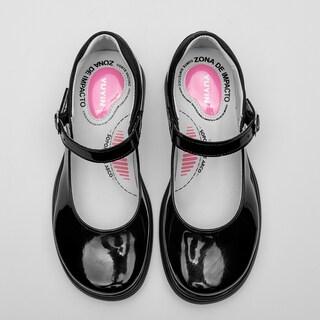 Foto 3 | Foto 3 | Yuyin Zapato Para Niña Negro Charol