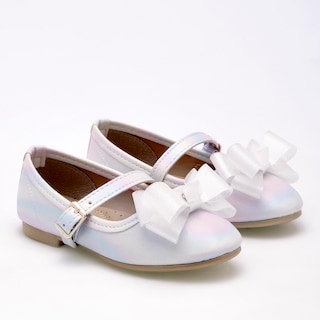 Foto 2 | Foto 2 | Celex Zapato De Graduación Para Niña Blanco Tornasol, Agujeta Elastica
