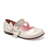 Tropicana Zapato De Graduación Para Niña Blanco