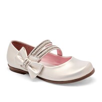 Tropicana Zapato De Graduación Para Niña Blanco