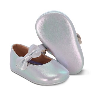 Foto 6 | Foto 6 | Balerina Para Niña Coqueta 985011-z Color Plata Con Ajuste Velcro