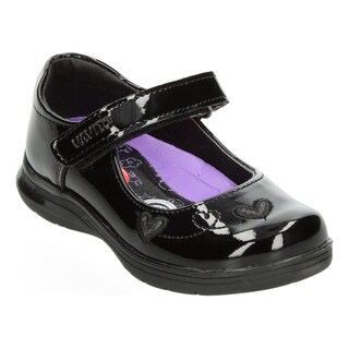 Foto 4 | Foto 4 | Zapato Escolar Vavito Negro Velcro Para Niña T15-18 Negro
