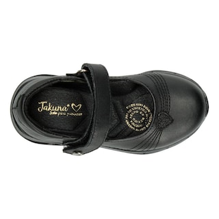 Foto 8 | Foto 8 | Zapato Escolar Jakuna Negro Velcro Para Niña T15-18 Negro