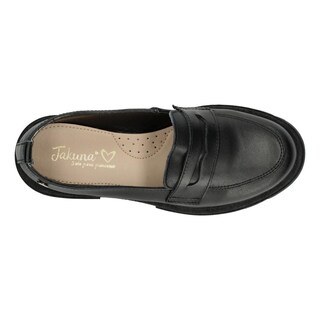 Foto 8 | Foto 8 | Zapato Escolar Jakuna Negro Con Plataforma Para Niña T22-26 Negro