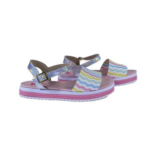 Foto 5 | Foto 5 | Sandalia Para Niña Molekinha Renee Listras Multicolor