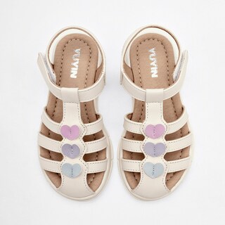 Foto 3 | Foto 3 | Sandalia Yuyin Beige para Niña