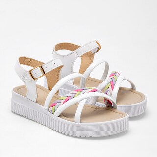 Foto 2 | Foto 2 | Been Class Sandalia Para Niña Blanco Multicolor, Código 124791-d