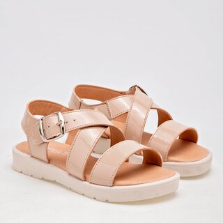 Foto 2 | Foto 2 | Sandalia para Niña Yondeer Beige Charol 125942-d
