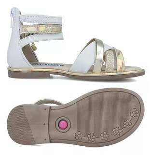 Foto 5 | Foto 5 | Sandalia Huarache Coqueta 112515-b Blanco Niña Sintético Casual