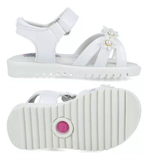 Foto 5 | Foto 5 | Sandalias Coqueta Blancas para Niña