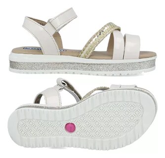 Foto 5 | Foto 5 | Sandalias Huaraches Coqueta 112314-l Beige Niña Casual Charol