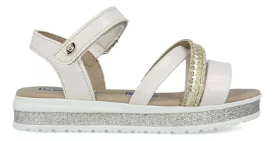 Foto 1 | Foto 1 | Sandalias Huaraches Coqueta 112314-l Beige Niña Casual Charol