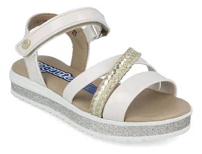 Foto 3 | Foto 3 | Sandalias Huaraches Coqueta 112314-l Beige Niña Casual Charol