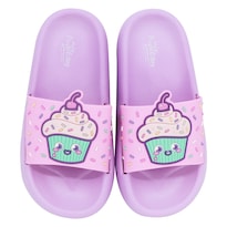 Sandalias Tipo Slide Cupcake Mis Pastelitos Para Niña