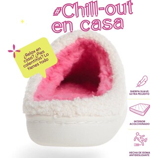 Foto 2 | Foto 2 | Pantuflas Niña Marca Kensie Originales, Sandalias Acolchadas