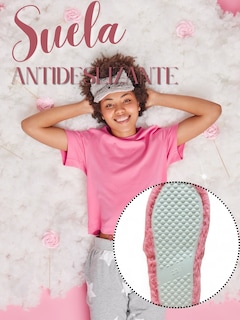 Foto 8 | Foto 8 | Pantuflas Marca Bebe Girls! Original, Sandalias Acolchadas