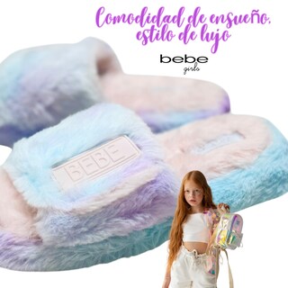 Foto 4 | Foto 4 | Pantuflas Marca Bebe Girls! Original, Sandalias Acolchadas