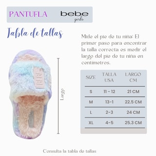 Foto 7 | Foto 7 | Pantuflas Marca Bebe Girls! Original, Sandalias Acolchadas