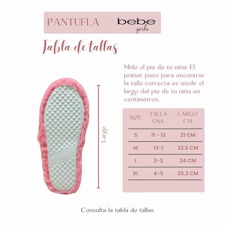 Foto 7 | Foto 7 | Pantuflas Marca Bebe Girls! Original, Sandalias Acolchadas