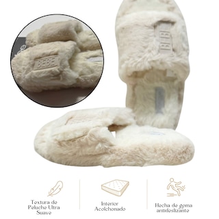 Foto 2 | Foto 2 | Pantuflas Marca Bebe Girls! Original, Sandalias Acolchadas