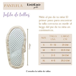 Foto 5 | Foto 5 | Pantuflas Marca Bebe Girls! Original, Sandalias Acolchadas