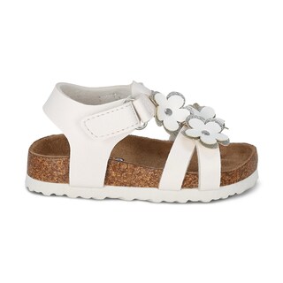 Foto 2 | Foto 2 | Sandalia Para Niña Coqueta 200100-b Color Blanco Con Detalles Y Ajuste Velcro