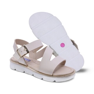 Foto 6 | Foto 6 | Sandalia De Niña Coqueta Color Beige 112901-l Con Ajuste De Hebilla