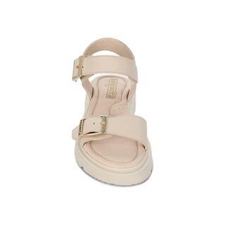 Foto 3 | Foto 3 | Sandalia Para Niña Coqueta 112800-l Color Beige Con Doble Ajuste De Hebilla