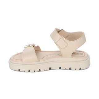 Foto 5 | Foto 5 | Sandalia Para Niña Coqueta 112800-l Color Beige Con Doble Ajuste De Hebilla