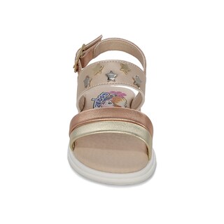 Foto 3 | Foto 3 | Sandalia Para Niña Coqueta 103901-l Color Beige Con Ajuste De Hebilla