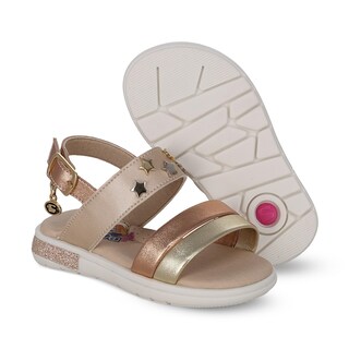 Foto 6 | Foto 6 | Sandalia Para Niña Coqueta 103901-l Color Beige Con Ajuste De Hebilla
