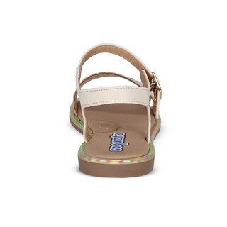 Foto 4 | Foto 4 | Sandalia De Niña Coqueta 112517-l Color Beige Con Ajuste De Hebilla