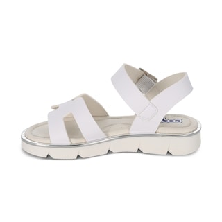 Foto 5 | Foto 5 | Sandalia Para Niña Coqueta 112900-b Color Blanco Con Ajuste De Hebilla