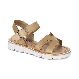 Foto 1 | Foto 1 | Sandalia Para Niña Coqueta 112900-s Color Oro Con Ajuste De Hebilla