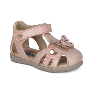 Foto 1 | Foto 1 | Sandalia Para Niña Coqueta 973020-i Color Rosa Con Ajuste Velcro Y Detalles
